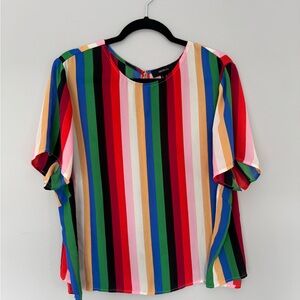 Forever 21 Plus Size 3X Multicolor Stripe Top